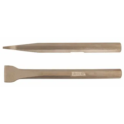 AMPCO Caulk Chisel: 1 1/4 in Blade Wd, 9 in Overall Lg - Caulk-Removal Chisels