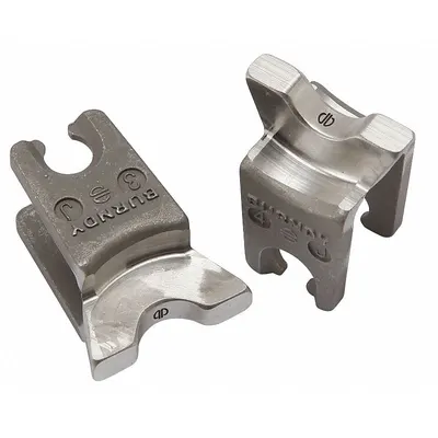 BURNDY W166 Upper and Lower Crimping Die, 3/0 AWG Aluminum, YA-A/YS-A - Burndy Replacement Crimping Dies