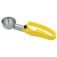 VOLLRATH Disher: 1.8 oz Capacity, Stainless Steel, NSF Certified, 2 1/4 in Bowl Dia, 47396