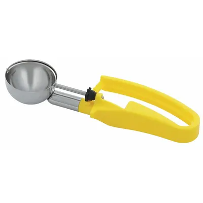 VOLLRATH Disher: 1.8 oz Capacity, Stainless Steel, NSF Certified, 2 1/4 in Bowl Dia - Dishers