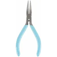 Long Nose Plier: ESD-Safe, 1 in Max Jaw Opening, 5 in Overall Lg, 1 1/4 in Jaw Lg, 1/8 in Tip Wd (MPN LN54VN)