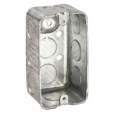 RACO Electrical Box: Steel, Steel Material & Nominal Size, 1 Gangs, 1 7/8 in Box Dp - Handy Electrical Boxes