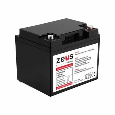 ZEUS BATTERY PRODUCTS PCLFP50-12.8SP Lithium Iron Phosphate - Lithium Iron Phosphate (LiFePO4) Sealed Batteries