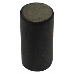 Neodymium disc magnet with 1/8 in outside diameter, 0.25 in thickness, and 0.35 lbf maximum pull force. Used for holding, positioning, and retrieving ferrous parts in industrial assembly, maintenance, and material handling applications where compact size and moderate holding strength are required.