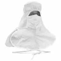 This KIMTECH hood is a non-sterile, clean-processed head covering for ISO 5 (Class 100) and above controlled environments. Made of white SMS material with a tie closure, it covers the head to reduce particle shedding. Supplied in bulk packaging of 75 pieces