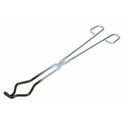 OEM Crucible Tongs: 18 in Overall Lg, Stainless Steel, T302/304, PTFE, 1/4 in Wire Size - Tongs for Crucibles