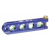 WESTWARD Torpedo Level: Level, Plumb, 45° Angle & 30° Angle, 6 1/4 in Overall Lg, Top & Side Read (MPN 4MRX9)