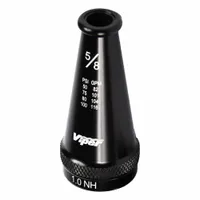 Solid bore nozzle with rigid NST base, constructed from aluminum. Delivers a straight stream spray pattern for direct water application in firefighting operations. Suitable for use with fire hoses in municipal and industrial fire suppression systems