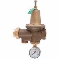 WATTS Water Pressure Reducing Valve: NPT x NPT, 1 1/4 in Pipe Size, Copper Silicon Alloy, NPT x NPT (MPN 11/4 25AUB-GG-Z3)