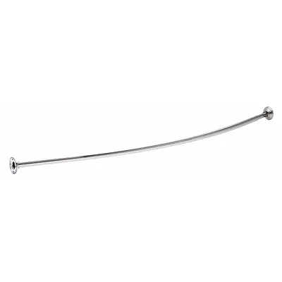 FRANKLIN BRASS Curved Shower Rod - Rods & Mounting Hardware for Shower Curtains
