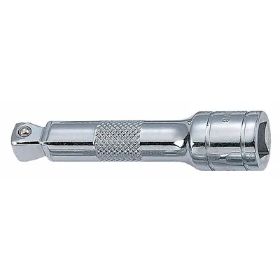 WESTWARD Socket Extension: 3/8 in Input Drive Size, 3/8 in Output Drive Size - Flex & Wobble Hand Socket Extensions