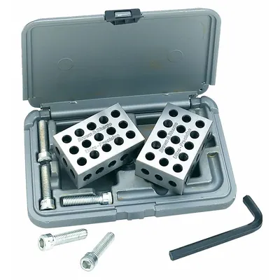 TESA BROWN 1-2-3 Setup Blocks Pair, 2 in x 1 in, 599-750-10