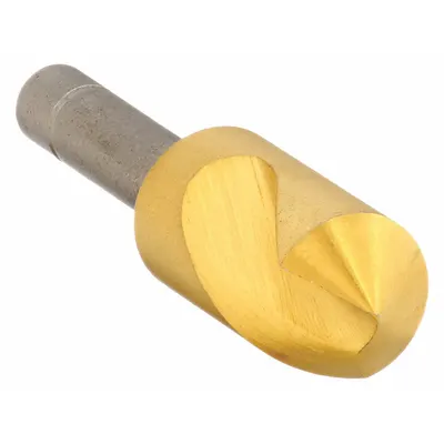 KEO 55450-TiN Fast-Cutting Single-Flute Countersink - Fast-Cutting Single-Flute Countersinks