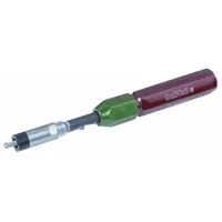 This steel threaded mandrel is an installation tool for tangless helical inserts. Designed for inch-system coarse right-hand threads, it is used to seat and align helical inserts during thread repair or reinforcement in industrial applications