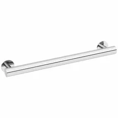 This 42-inch straight grab bar is made of polished stainless steel with a 1 1/4-inch diameter. Its anti-microbial surface helps maintain hygiene in bathrooms, showers, and other areas where support and fall prevention are needed.