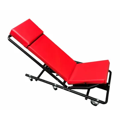WHITESIDE Heavy-Duty Steel Creeper, 570 lb Capacity, Padded Headrest, MPN 2UP - Creepers