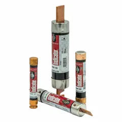 Class RK5, time-delay fuse rated 3.2 A at 600 V AC and 600 V DC. Features an indicating function for quick identification of a blown fuse. Suitable for overcurrent protection in circuits with high inrush currents, such as motor and transformer applications.