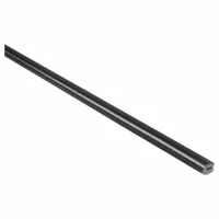 Neoprene rubber edging designed to protect and finish raw edges on panels or sheets with 1/32 in material thickness. Rounded profile with 3/16 in leg length. Suitable for use in machinery enclosures, equipment guards, and other industrial sealing applications