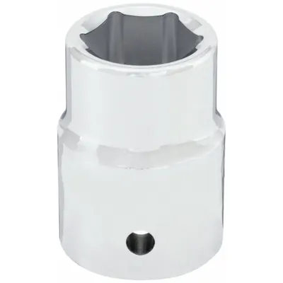 WESTWARD Socket: Metric, 3/4 in Drive Size, 24 mm Socket Size, 6-Point, Std, Chrome - 3/4" Drive Hand Sockets