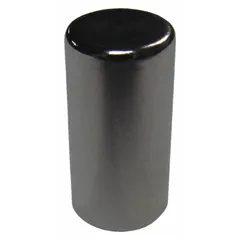 This neodymium disc magnet, type 35, measures 1/4 in outside diameter and 0.5 in thickness, with a maximum pull force of 2.6 lbf. Suitable for holding, positioning, and retrieving ferrous parts in industrial settings such as machining, material handling, and maintenance.