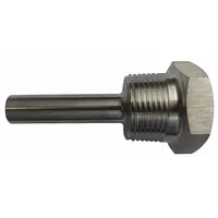 APPROVED VENDOR Threaded Thermowell: Stainless Steel, For 2 1/2 in Stem Lg, 2 1/2 in Insertion Lg