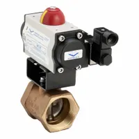MILWAUKEE VALVE Pneumatically Actuated Butterfly Valve: For Corrosive Chemicals/Salt Water Media (MPN MBDAO A 200)