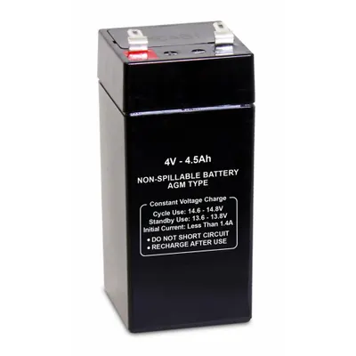 OEM Sealed Lead Acid Battery: 4V DC - AGM Sealed Lead Acid Batteries