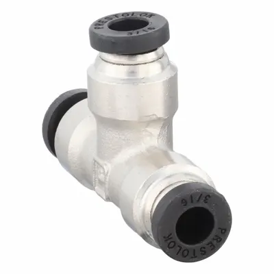 PARKER Nickel-Plated Brass Tube Fitting Tee - Nickel-Plated Brass Tube Fittings