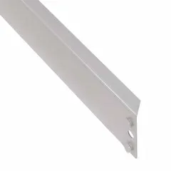 This beam is designed for use as a horizontal support in bulk rack systems, commonly employed in warehouses and distribution centers to store palletized or boxed goods. It is constructed from 14-gauge steel with a gray finish and has a load capacity of 650 lb.