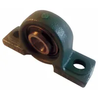 NTN Pillow Block Bearing: 1 3/16 in Bore, Cast Iron, Eccentric Collar, 1 9/16 in Shaft Ht, 4,900 RPM (MPN UELPL206-103D1W3)