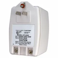 The PSW4 is a power supply for CCTV cameras, converting 120V AC input to 24V AC output. It is designed for use in video surveillance systems to power cameras and related equipment. No inputs or outputs are included with this unit.