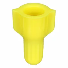 General-purpose twist-on wire connectors for splicing and terminating copper wires in electrical installations. Rated for 600 V, accommodating wire sizes from 18 AWG to 1 AWG. Minimum wire combination: (2) 18 AWG; maximum wire combination: (3) 12 AWG. Supplied in a 500-pack.