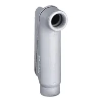 Pull Elbow: 1 1/4 in Trade Size, Iron, Chromate Coated/Powder Coated/Zinc Plated (MPN LBD125-M)
