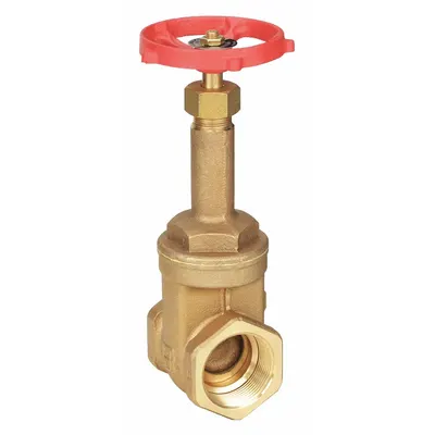 MILWAUKEE VALVE Gate Valve: 2 in, Bronze, Rising, FNPT x FNPT, 300 psi Max. Pressure (CWP) - Rising Stem Bronze General Purpose Gate Valves