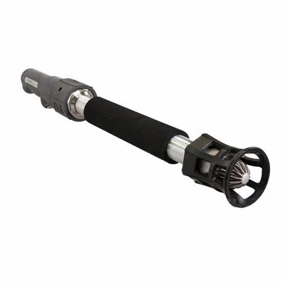 EXAIR Air Gun: Ergonomic Grip, Cast Aluminum, 1 in Female NPT, Straight, 99 dBA Sound Level - Air Cannons