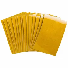 Engineer-grade retroreflective yellow blank labels for indoor/outdoor use. Each label measures 1 inch in character height. Sold as a 25-pack of individual blank characters, not self-spacing or aligning. Suitable for custom identification on pipe markers, safety signs, and asset labels where user-defined text is required.