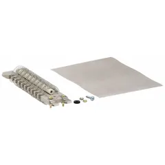 Replacement heating element kit for heat guns. Delivers a maximum temperature of 800°F. Overall dimensions are 2 inches in length and 2 inches in width. Used for applications such as shrink tubing, paint stripping, and thawing pipes.
