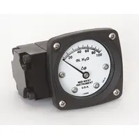 MIDWEST INSTRUMENT Differential Pressure Gauge: Back, 1/4 in NPT Female, ±3-2-3% Gauge Accuracy, 142 (MPN 142-AA-00-OO-100H)