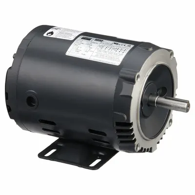 Dayton General Purpose Motor: C-Face/Rigid Base Mount, Open Drip Proof, 1/3 hp - C-Face with Rigid Base 3-Phase General Purpose AC Motors