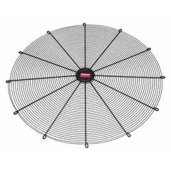 This fan guard is designed to protect personnel from rotating fan blades in HVACR and industrial ventilation systems. It is commonly installed on commercial exhaust fans, condenser units, and air-handling equipment to meet safety requirements while allowing airflow.