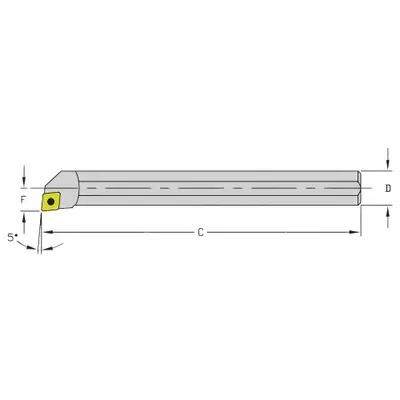 ULTRA-DEX USA HM10J SCLPL3 Indexable Boring Bar - Indexable Boring Bars