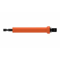 This 3/8" drive impact socket extension extends reach when driving fasteners with impact tools. With a 4 in overall length, it is suitable for applications where clearance or depth is limited, such as automotive repair and general industrial maintenance.