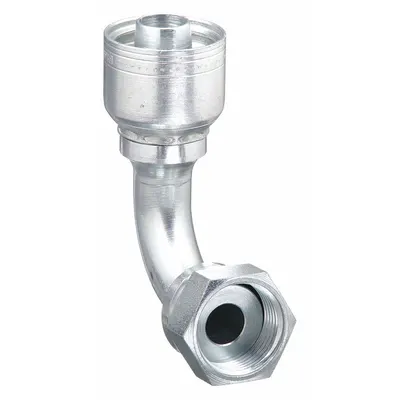 WEATHERHEAD 08Z-A30 90° Elbow ORS x Crimp Hydraulic Hose Fitting - Weatherhead Crimp Hydraulic Hose Fittings with ORS Connection