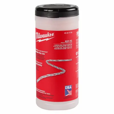 MILWAUKEE Pull Line, 500 ft, For EMT/IMC/Rigid Types - Fishing Lines