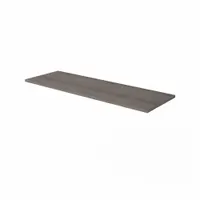 This desk bridge from the BESTAR i3 Plus Series is constructed of laminate particle board. It measures 59 1/4 inches wide by 19 1/2 inches deep. Designed to connect workstations, it creates a continuous surface for office or technical environments