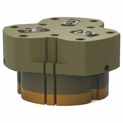 ROBOHAND Parallel Jaw Gripper: 50 mm Stroke Lg, 29 psi to 100 psi, 100 psi Max Op Pressure - Three-Finger Parallel Grippers