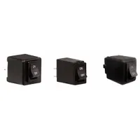 This 3-piece set includes SPADE-type sockets with through-hole mounting, rated for 20A contact and 30A at 12V DC maximum voltage. Designed for bypassing faulty fuel pump relays in automotive electrical systems, it is commonly used in vehicle diagnostics and repair
