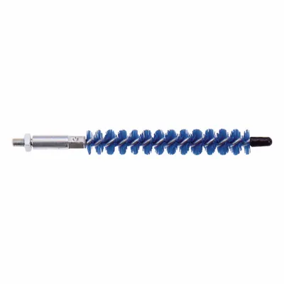 GOODWAY Tube Brush: Threaded Connection, Nylon, 11/16 in to 11/16 in, 1/4"-28 Male - Brushes for Heat Exchanger Cleaning Equipment
