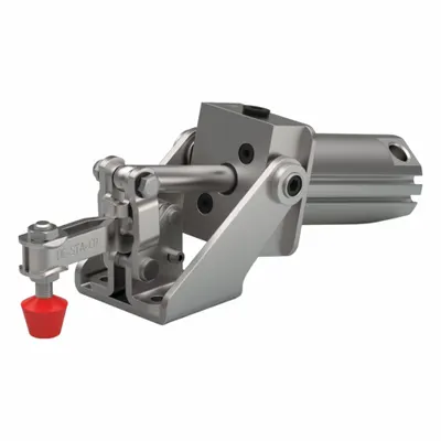 DE-STA-CO Pneumatic Toggle Clamp: 200 lbf Capacity - Standard Air-Powered Hold-Down Toggle Clamps