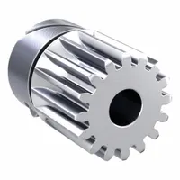 F-Loc Spur Gear: Module m 1, 16 Teeth, 6 mm Bore Dia, Stainless Steel, 20° Pressure Angle (MPN SUSF1-16)